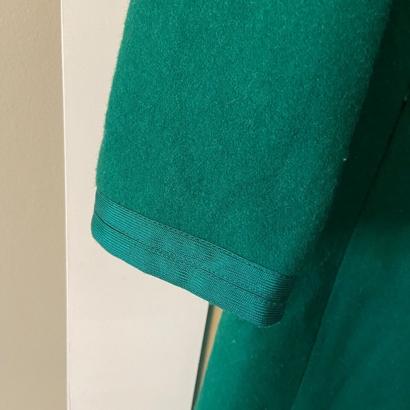 Boden Emerald Green Wool Blend Coat - Size 6R - Picture 4 of 8